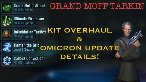 Grand Moff Tarkin Kit Rework Overhaul & New Omicron! | Major Synergies with New Dark Side Clones!