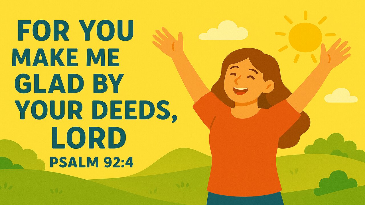 Joyous Creation Psalm 92:4 You make me glad