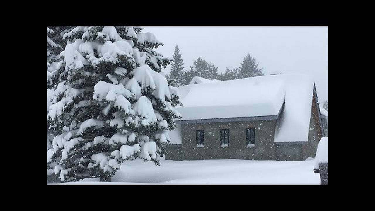 Meditation Music for Baby's Good Sleep, Snowfall in 4K