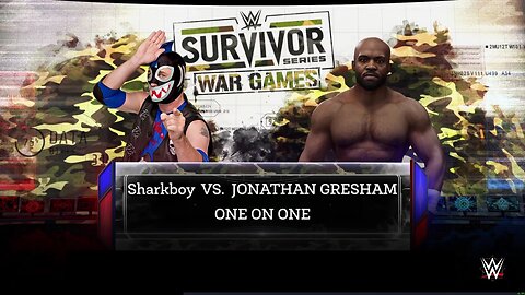 WWE 2k24 Sharkboy vs Jonathan Gresham
