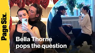 Bella Thorne sparks backlash for proposing to fiancé Mark Emms 1 year after their engagement