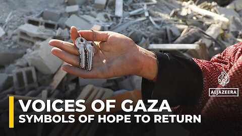 Voices of Gaza: Displaced Palestinians hold keys as symbols of hope to return home