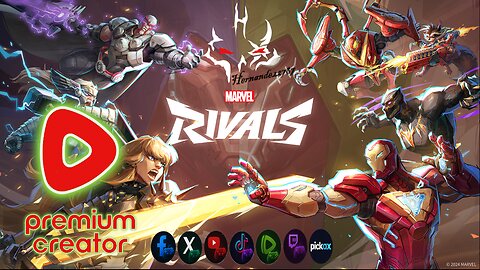 Getting Ready for Tonight Cookout with @CHiLi XDD- #1st Time Playing - #1st Marvel Rival Stream
