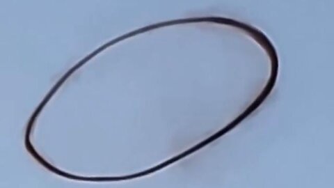 Shadow of Ezra - A massive black ring was seen hovering in the sky over a small town i...
