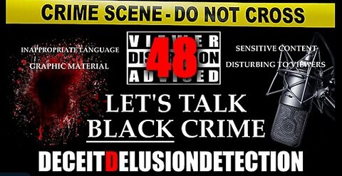 Let's Talk Black Crime! Our Friend Triple D of DeceitDenialDetection Had Officer John On His Show!