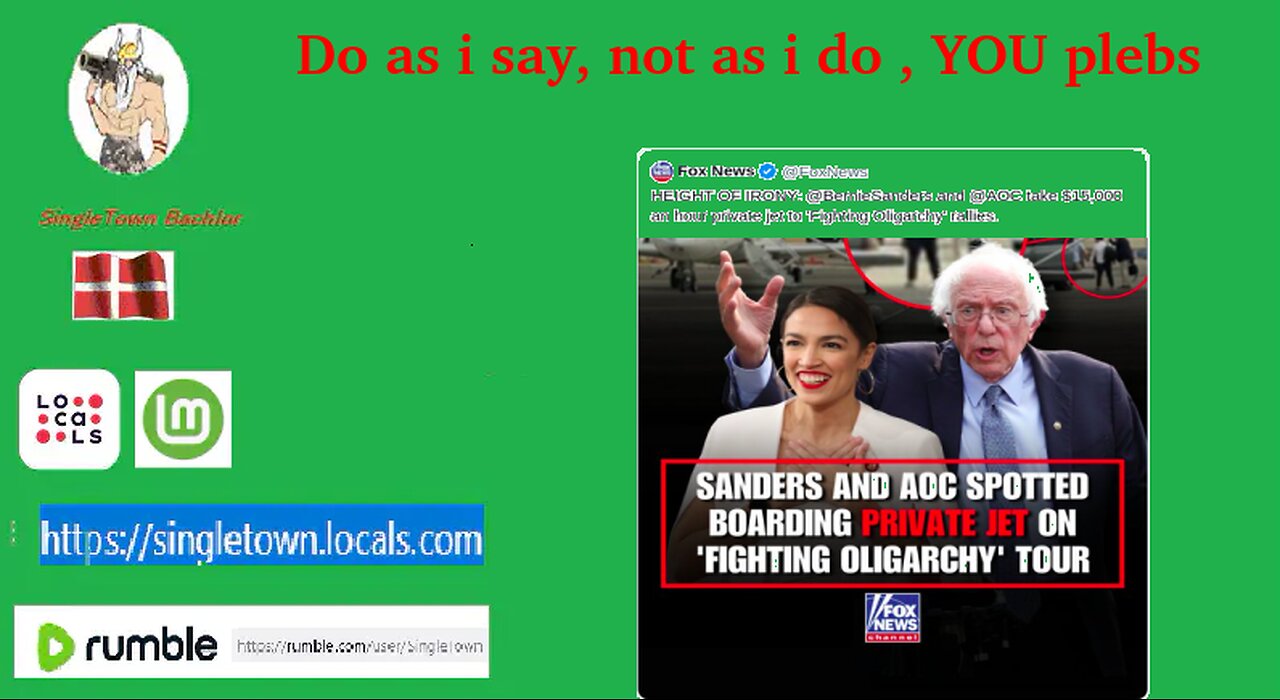 Do as I say, Not as I do... YOU PLEBS