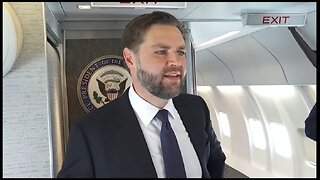 Vice President Vance Remarks to Reporters on Air Force Two