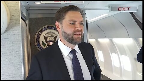 Vice President Vance Remarks to Reporters on Air Force Two
