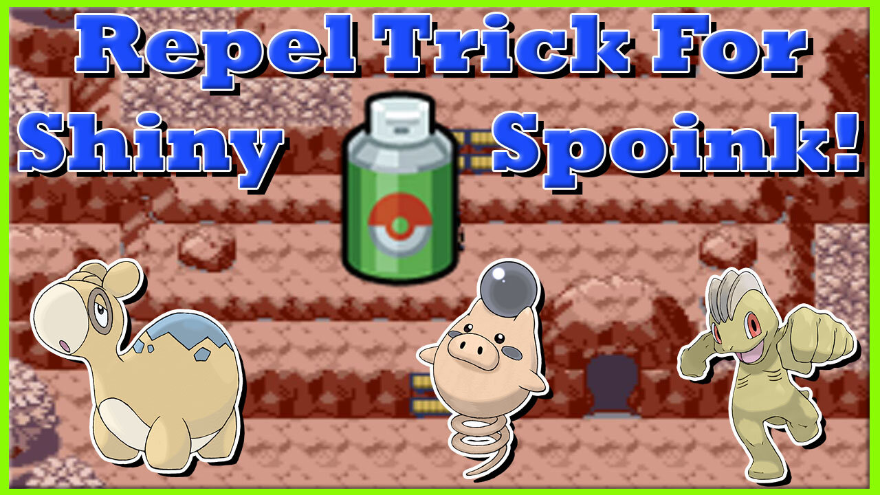 Shiny Spoink In Jagged Pass, Pokemon Ruby/Sapphire, After 28,997 Encounters & 4 Phases!