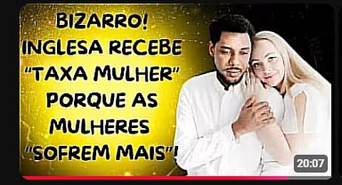 MULHERES FORA DE SI: INGLESA COBRA "TAXA MULHER" DO MARIDO PORQUE O HOMEM TEM UMA VIDA MAIS FÁCIL!