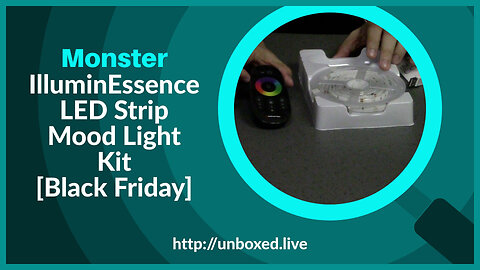 [Black Friday] Monster IlluminEssence LED Strip Mood Light Kit - PLUGHITZ Live Unboxed