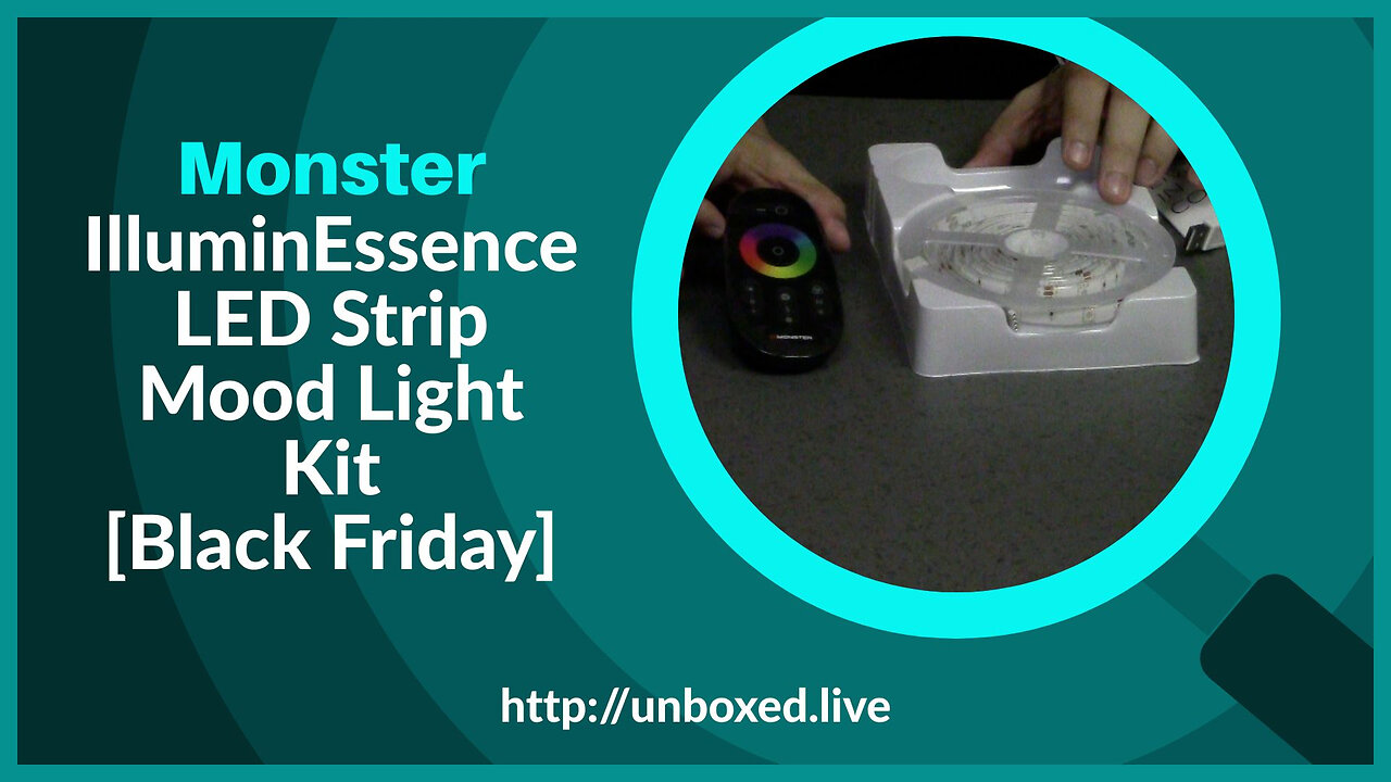 [Black Friday] Monster IlluminEssence LED Strip Mood Light Kit - PLUGHITZ Live Unboxed