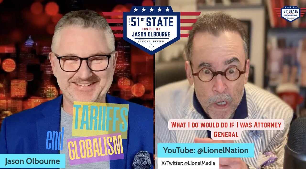TARIFFS THAT MIGHT JUST KILL GLOBALISM: Jason Olbourne Interview with Lionel Nation