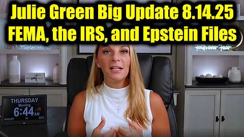 FEMA, the IRS. 8-14-25-AT-2PM-CST-20T-EST #TRUTH