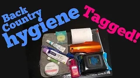 Back Country Hygiene kit TAGGED
