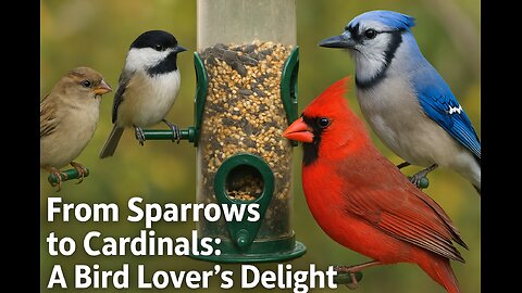 “From Sparrows to Cardinals: A Bird Lover’s Delight”