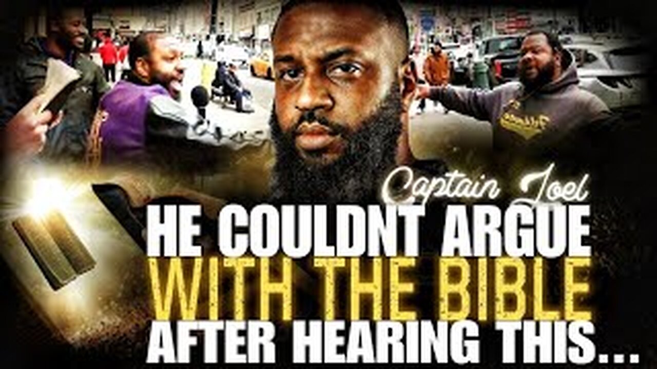 HE COULDN’T ARGUE WITH THE BIBLE AFTER HEARING THIS‼️ #VIRAL #TRENDING #REACTION