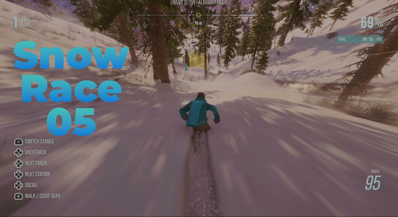 Riders Republic - Snow Race Downhill Ski 5 Gameplay