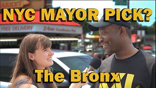 Asking New Yorkers Who They Support For Mayor: The Bronx