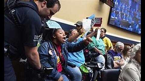 Protesters Arrested by Capitol Police During Heated Budget Hearing