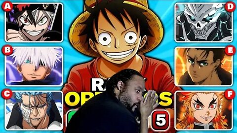 RANK THE ANIME OPENINGS! But You Don't Know the Next One 🔥🎵 Reaction