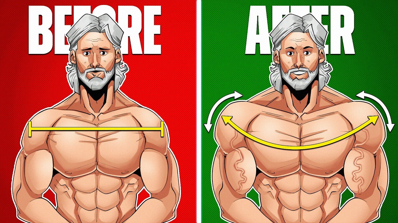 "💥The Most Overpowered Shoulder Exercises for Men Over 40✅