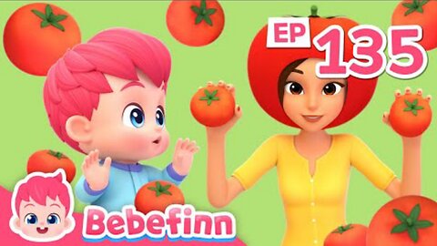 Hola, I'm Tomato | Tomato Song for Kids | Bebefinn Nursery Rhymes