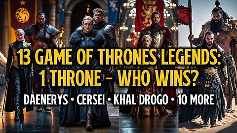 13 Game of Thrones Legends _ 1 Throne – Who Wins_