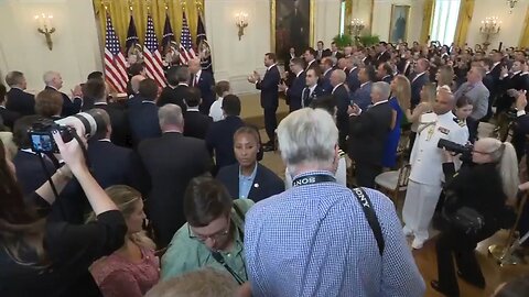 Trump participates in signing ceremony for GENIUS Act