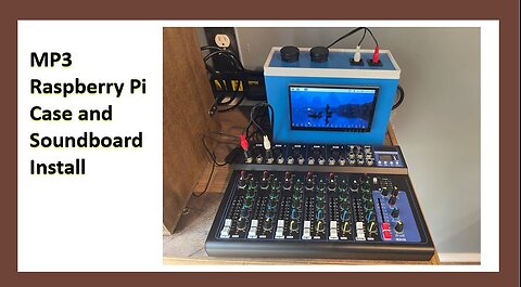 MP3 Raspberry Pi case and soundboard Install