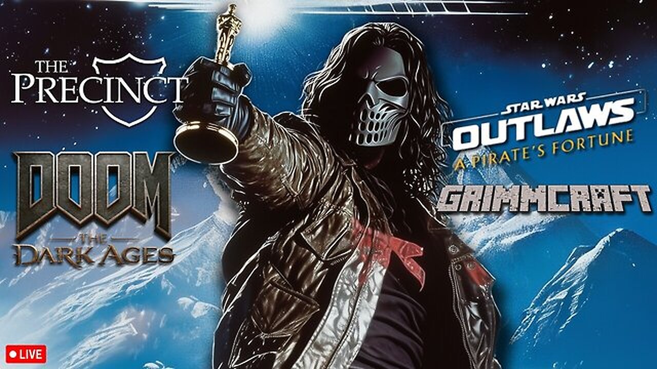 🔴LIVE • GRIMM HOLLYWOOD • THE GAMING SHAMAN • PRECINCT • DOOM • OUTLAWS DLC • GRIMMCRAFT •