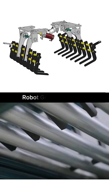 Robotic gripper mechanism