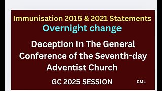 Deception In The General Conference Of Seventh-day Adventist Church