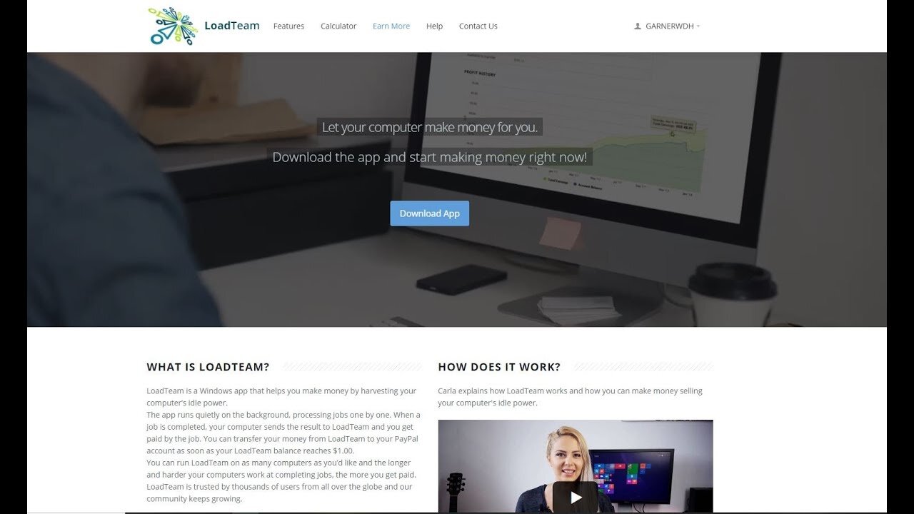 LOAD TEAM EARN YOURSELF 💲 BY USING YOUR PC AND LAPTOP PROCESSOR AND CASH OUT AT MINIMUM 💲1 TO PAYPAL