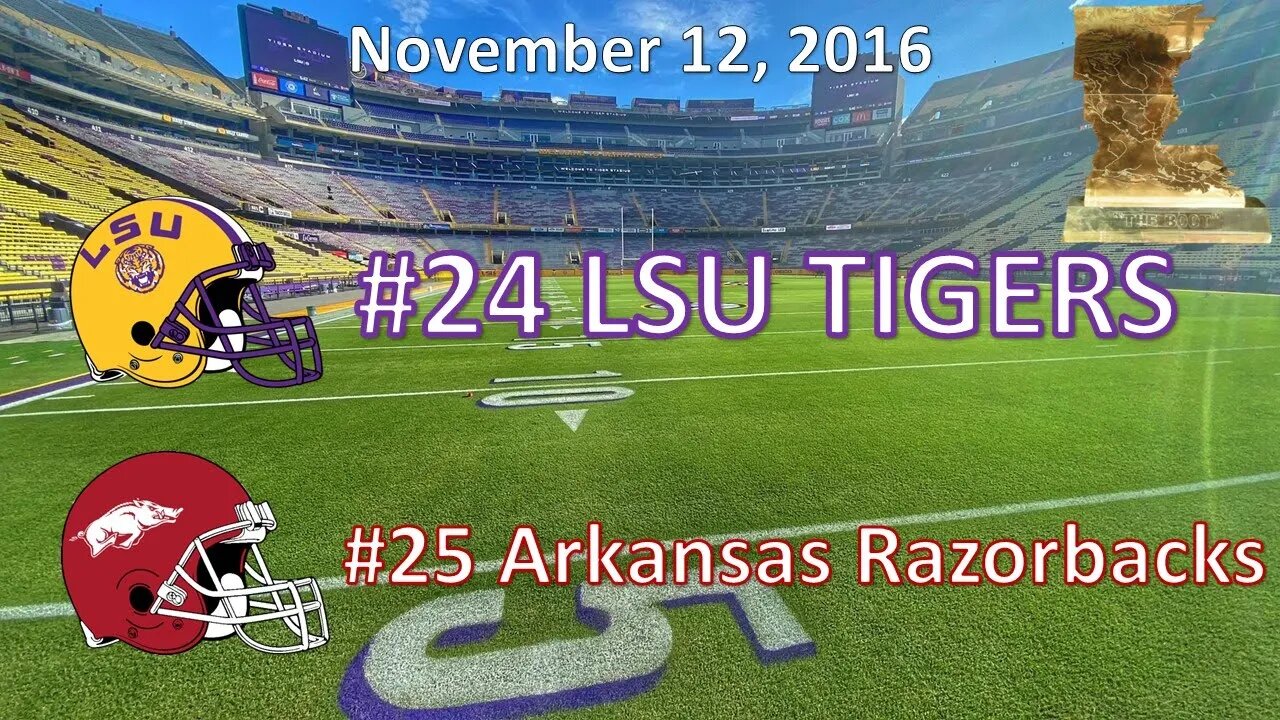 11/12/16 - #24 LSU vs #25 Arkansas