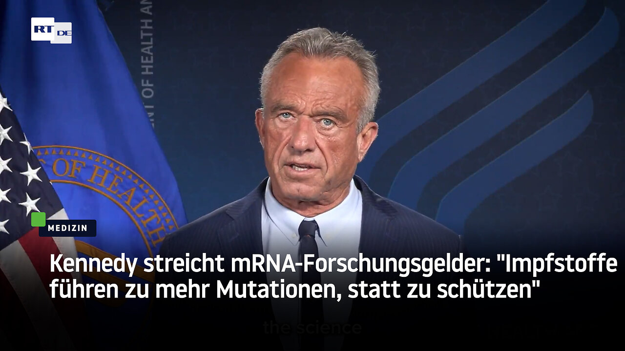 "Impfgegner" Kennedy? – US-Gesundheitsministerium streicht Gelder für mRNA-Impfstoffe