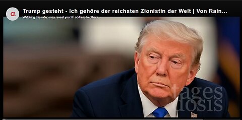 Trump gesteht - Ich gehöre der reichsten Zionistin der Welt 17.10.2025 Von Rainer Rupp