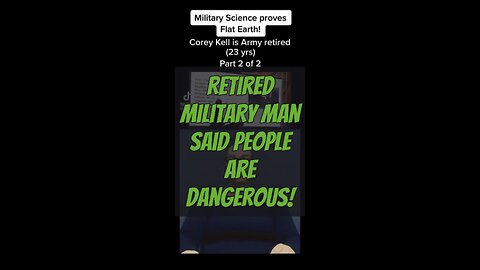 Retired Military Man Said People Are Dangerous