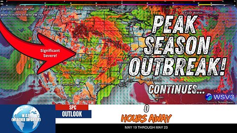 ⚠️ Significant Severe Storms: Southern & Central Plains Threat Alert! May 19-23 Outlook.