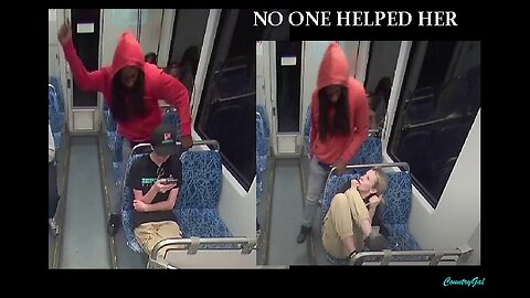 Shocking last moments of the young Ukrainian refugee on a U.S. train.