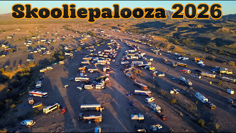 We Arrived Early at Skoolie… And the Party Already Started