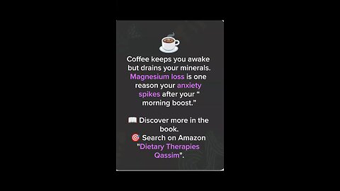 Does Coffee Increase Anxiety? ☕ Discover the Magnesium Fix | Dietary Therapies Qassim