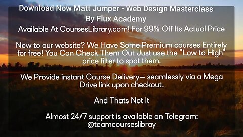 Download Now Matt Jumper - Web Design Masterclass By Flux Academy