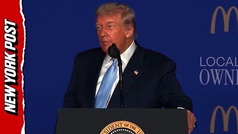 Trump promises 'prices are coming down' to owners of McDonald's