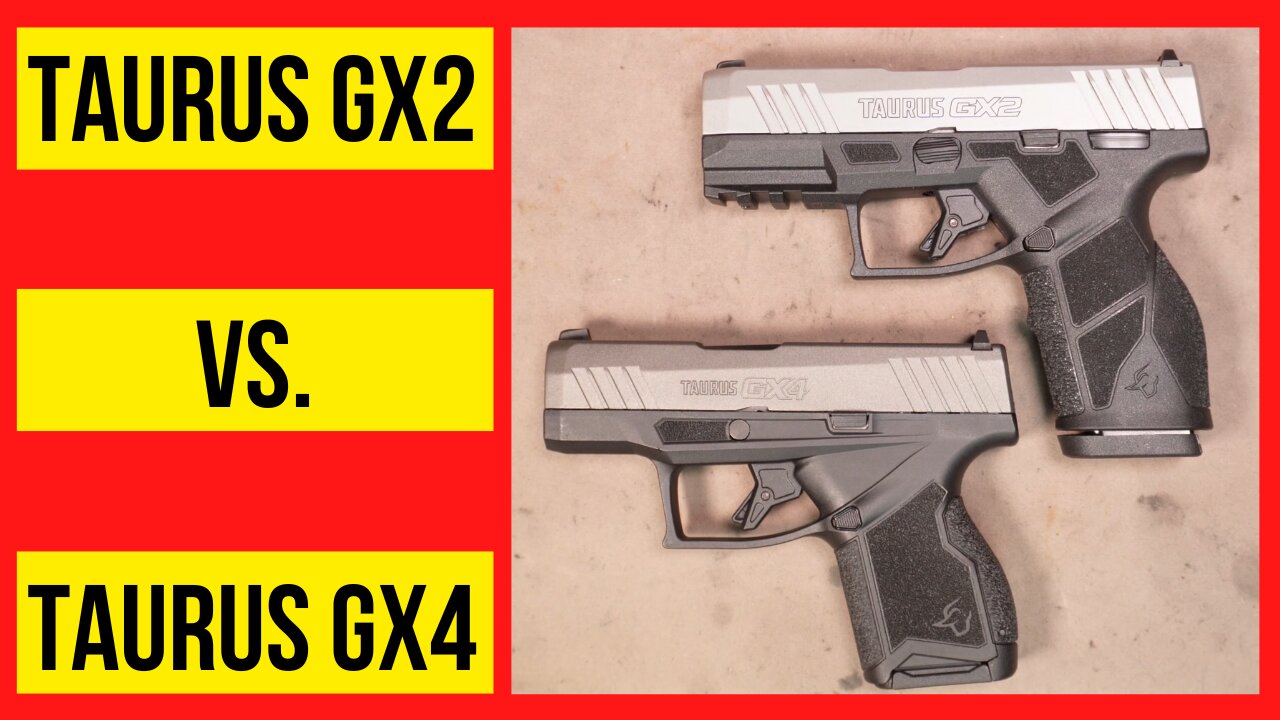 Budget Friendly Pistol Showdown - Taurus GX4 vs GX2 Comparison!