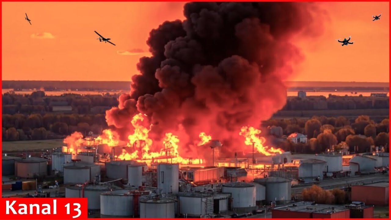 Ukraine’s Bobr, Baklan, Obrii drones strike support centers of Russia, destroying fuel depots