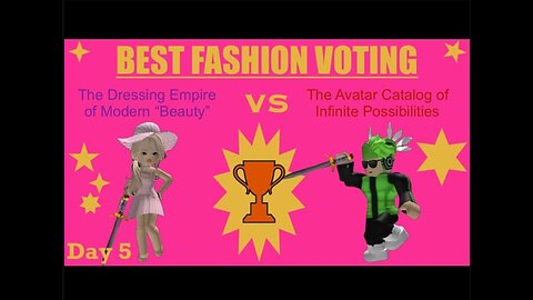 Roblox Innovation Awards: Day 5 (Best Fashion Voting)