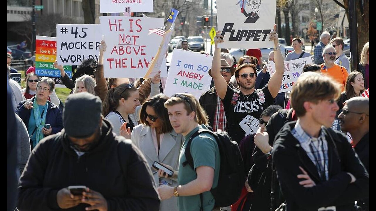 Left-Wingers Staged a Protest Against Trumps D.C. Crime Crackdown, and Then Something