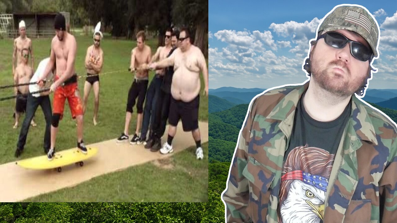 Jackass 3 Bungee Boogie (CM) - Reaction! (BBT)