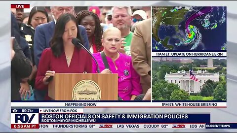 Boston Mayor Michelle Wu declares today she will REFUSE to cooperate with ICE